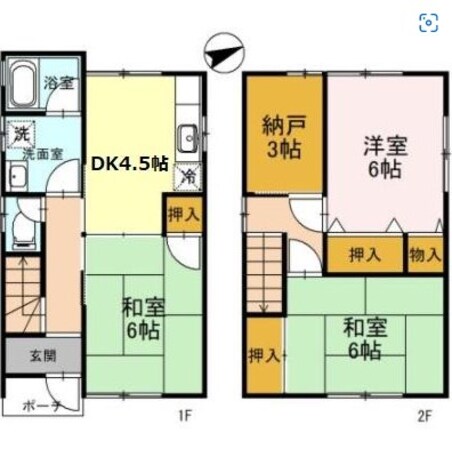 新開地駅 徒歩14分 1-2階の物件間取画像